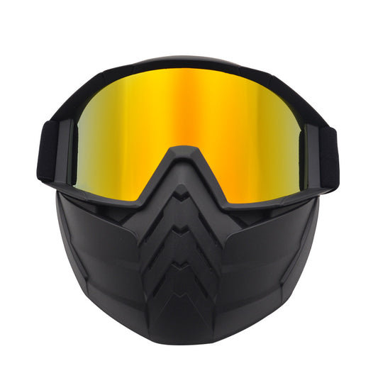 WindPro Mask Goggles-accessories for sports-WindPro Mask Goggles - TPU material, full rim frame, ideal for sports, windproof, and a stylish choice for motorcycle riders and outdoor sports enthusiasts.-okidokibro