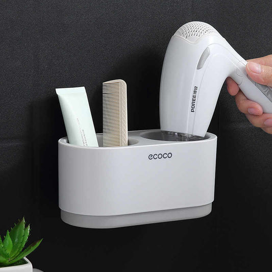 ECOCO Bathroom Rack with appliances inside and hair dryer 