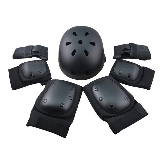 Skateboard Protective Gear-accessories for sports-Equip yourself with the MD-72 series Protective Gear Set. Lightweight helmet, adjustable sizes, suitable for various sports. Shop now for safety and style!-okidokibro