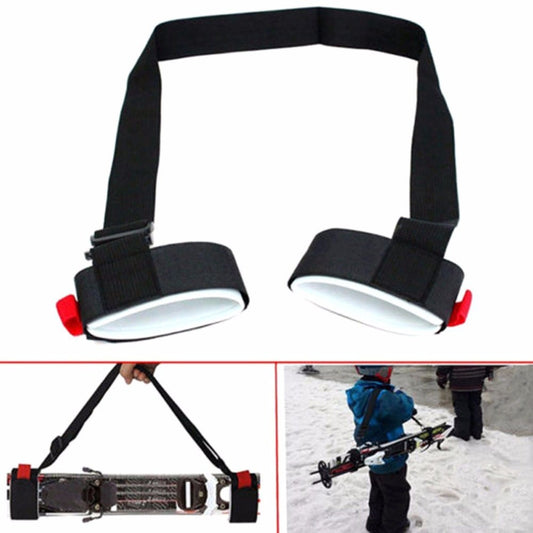Adjustable Skiing Pole-Sports-Simplify your skiing experience with our Adjustable Skiing Pole Shoulder Hand Carrier Strap. Durable, adjustable, and comfortable – perfect for ski enthusiasts!-okidokibro
