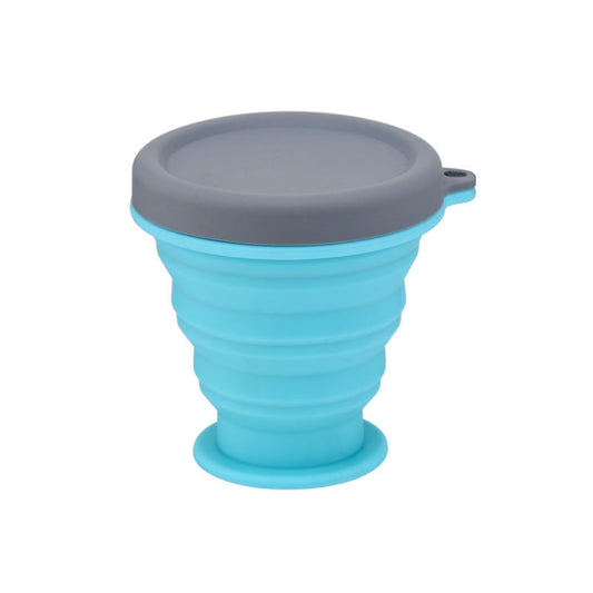 Silicon Cup-Camping-Enjoy convenience on the go with our Portable Silicone Telescopic Folding Cup. Space-saving, easy to clean, and perfect for picnics. Get yours today!-okidokibro