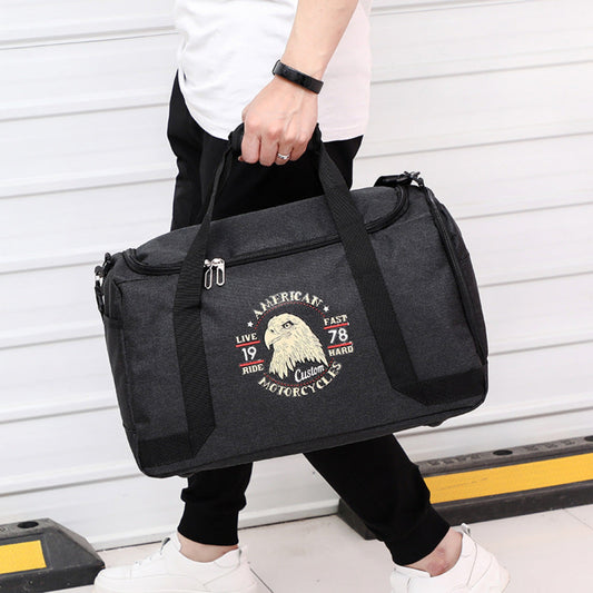 "American Motorcycles"-Duffle Bag-backpacks-Pack with ease and style using our spacious "American Motorcycles"-Duffle Bag . Perfect for all your travel essentials. Explore more!-okidokibro