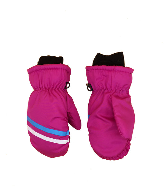 Kid's Winter Ski Gloves-accessories for sports-Get your kids ready for winter fun with our Geometric Print Ski Gloves. Available in various colors and sizes for children aged 3-12.-okidokibro