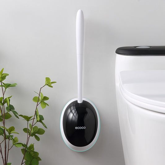 Ecoco Toilet Brush Black Mounted on the Wall