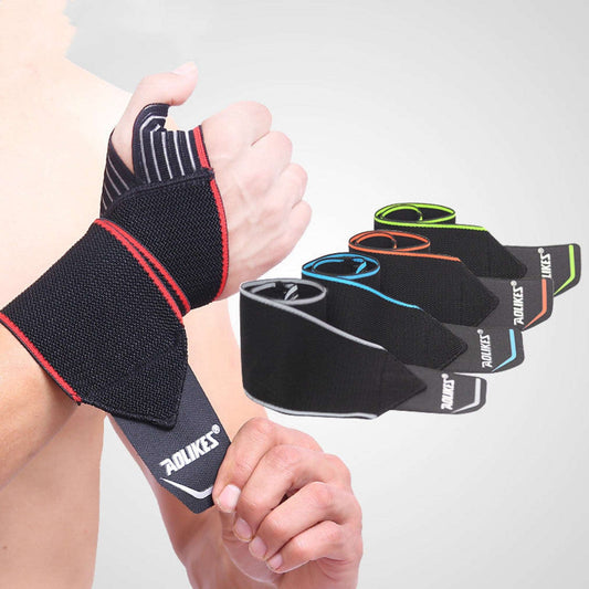 AOLIKES Wrist Wrap-Fitness Equipment-Relieve wrist pain and enhance your performance with our AOLIKES Wrist Wrap. Perfect for weightlifting, CrossFit, and more. Order now and reach your fitness goals!-okidokibro