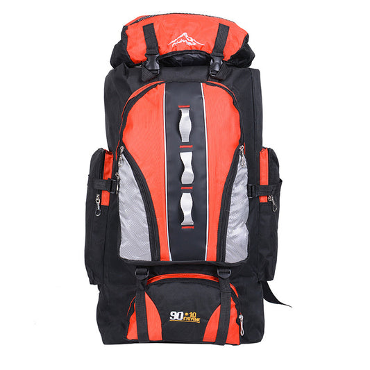 100L Waterproof Nylon Outdoor Hiking Bag-Fashion-Prepare for your next adventure with the 100L Waterproof Nylon Outdoor Hiking Bag. Waterproof, breathable, and built for the outdoors-okidokibro