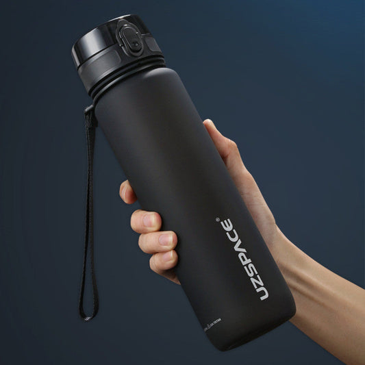 UZSPACE Water Bottle-accessories for sports-Stay refreshed on the go with UZSPACE Water Bottle. Durable, shatter-resistant design for active lifestyles. Quench your thirst with style.-okidokibro