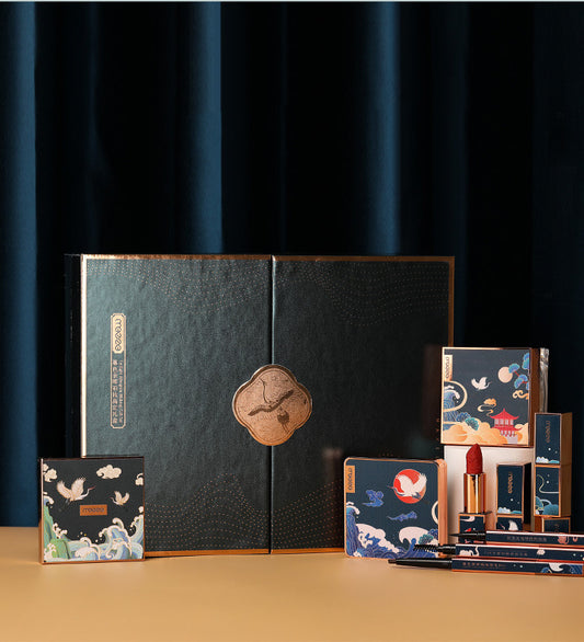 Twilight Afterglow Makeup High-set Gift Box-Holiday Gifts- Illuminate your beauty with the Meizu Twilight Afterglow Makeup Set. This high-set gift box, featuring versatile colors and domestic elegance.-okidokibro