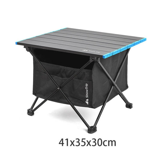 ShineTrip Folding Table-Camping-Experience outdoor convenience with the versatile ShineTrip Folding Table. Durable, waterproof, and space-saving. Perfect for picnics and camping.-okidokibro
