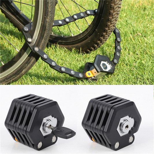"TuffLock™ Hamburg-Lock Alloy Anti-Theft-Sports-Secure your bike with the ultra-strong TuffLock™ Hamburg-Lock. Made of heavy-duty steel, it's cut-resistant, foldable, and includes 3 keys for added security. Get yours now! -okidokibro