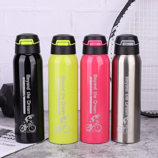 Heat Preservation/Cooling Sports Kettle - 500ml-accessories for sports-Our Bike Water Bottle is perfect for staying hydrated on bike rides and travels. With heat preservation and cooling features, it's a versatile choice for any activity.-okidokibro