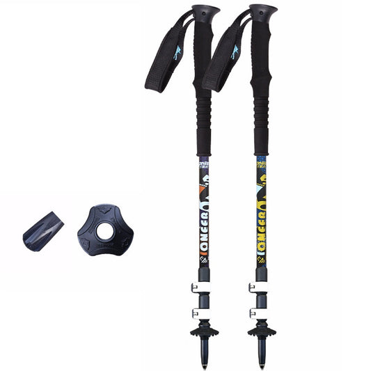 SPORTSHUB Aluminum Alloy Telescopic Ski Poles-accessories for sports-Upgrade your ski gear! Get SPORTSHUB 1PC Aluminum Alloy Telescopic Ski Poles. Adjustable length, vibrant purple-blue color. Elevate your skiing adventure!-okidokibro