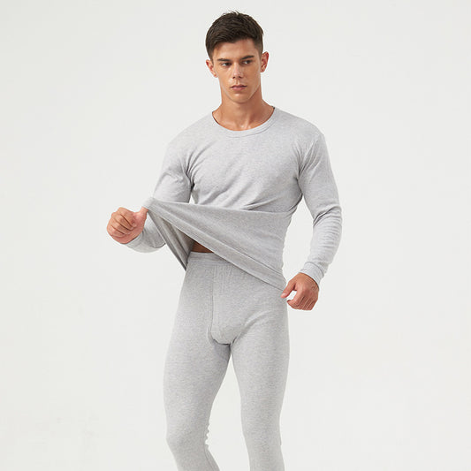 Warm Thermal Underwear Set-accessories for sports-Experience ultimate comfort with our Men's Winter Warm Thermal Underwear Set. Made of high-quality milk silk fabric, it keeps you warm, flexible, and stylish.-okidokibro