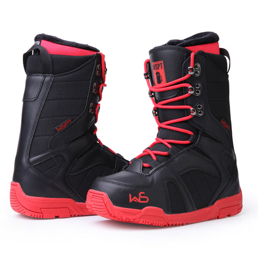 WS Ski Boots - Ultimate Comfort and Performance for Men-accessories for sports-Experience top-tier skiing performance with WS Ski Boots. Designed for men with shock-absorbing insoles and a secure tie closure.-okidokibro