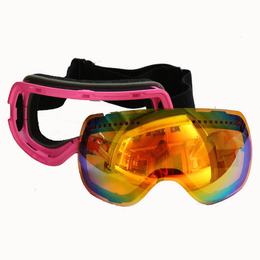 Professional Ski Goggles-accessories for sports-Get ready for the slopes with our Professional Ski Goggles featuring double-layer anti-fog protection, waterproof design, and myopia support.-okidokibro