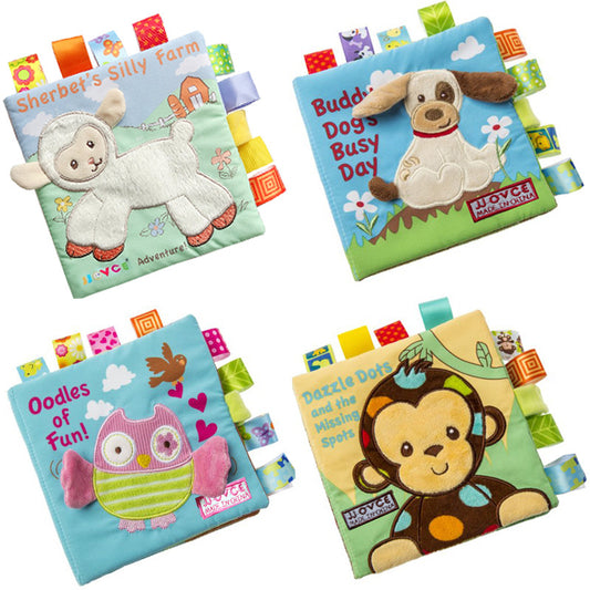 Colorful Animal Embroidery Cloth Books Set-Kids & Toys-Spark your child's curiosity with our Colorful Animal Embroidery Cloth Books. Interactive, tear-resistant, and CPC-approved for safety. Ideal for early learning.-okidokibro