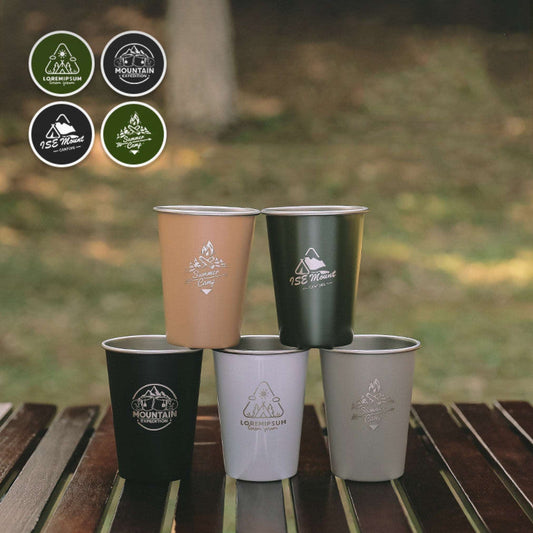 Camping Pro Steel Cups-Camping-Camping Pro Steel Cups - Your trusty outdoor sipper. Durable, stylish, and perfect for camping. Cheers to unforgettable moments!-okidokibro