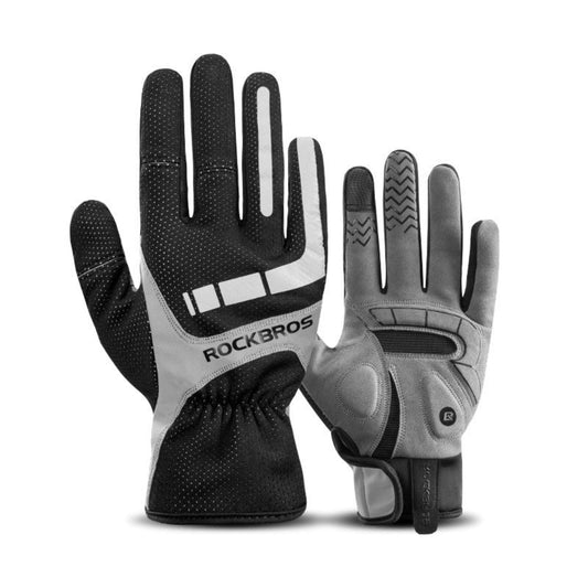 RockBros Riding Gloves-accessories for sports-Conquer winter rides with RockBros Riding Gloves. Stay warm, maintain control, and elevate your cycling journey. Order now for ultimate comfort.-okidokibro