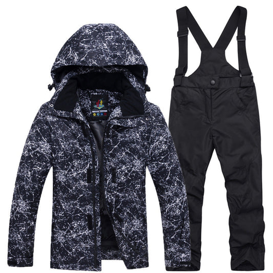 Cozy and Stylish Children's Ski Suit-accessories for sports-Get your kids ready for winter fun with our children's ski suit. It's designed to keep them warm, comfortable, and looking great while they play in the snow.-okidokibro