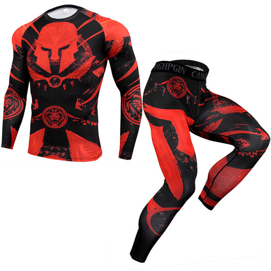 Sports Suit-accessories for sports- Stay comfortable and stylish during outdoor activities with the Men's Quick-Drying Outdoor Sports Suit. Perfect for sports and a slim fit.-okidokibro