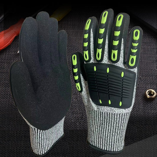 Cut-Proof Impact-Resistant Gloves-accessories for sports-Unleash the Cut-Proof Impact-Resistant Gloves – Uncompromising protection against cuts and impacts. Ideal for security and outdoor activities.-okidokibro