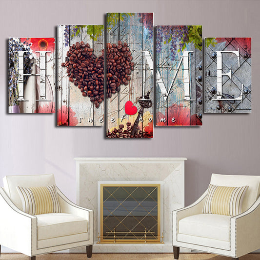 "Home Sweet Home Decoration Board" - Oil Painting Set-Home Decoration-Transform your living space with our "Home Sweet Home" oil painting set. Available in multiple sizes for the perfect fit.-okidokibro