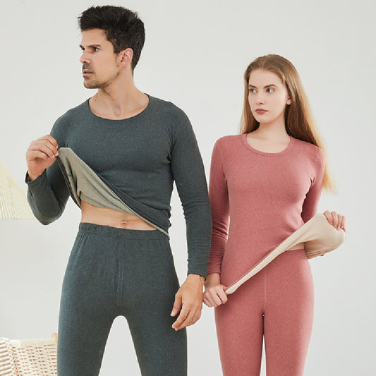 Bound Velvet Thermal Underwear Suit-accessories for sports-Experience unparalleled warmth and comfort with Bound Velvet Thermal Underwear. Available for both men and women, it's perfect for the cold season.-okidokibro