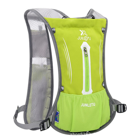 Junletu Cross-Country Running Water Bag Backpack-Backpacks-Upgrade your outdoor experience with Junletu's Cross-Country Running Water Bag Backpack. Made for lightness and breathability with nylon stretch fabric and polyester mesh. Ideal for running, cycling, and more.-okidokibro