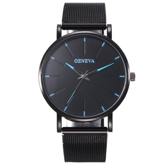 GENEVA Luxury Men's Quartz Watch-Jewelry & Watches-Discover the GENEVA Luxury Men's Quartz Watch. An ideal gift for style-conscious men. Precise, sleek, and water-resistant for everyday wear.-okidokibro