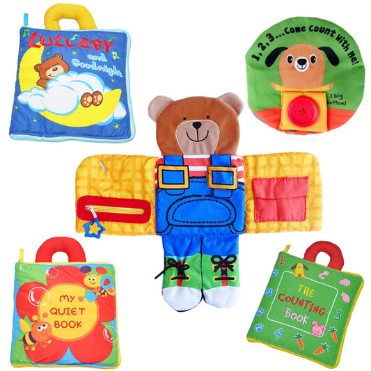 Children's Cloth Books - Fun and Educational-Kids & Toys-Spark your child's love for reading and learning with our Children's Torn Cloth Books. Choose from a variety of engaging and educational themes.-okidokibro