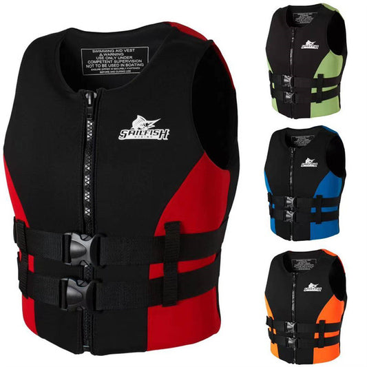 SAILFISH Water Sports Buoyancy Vest-accessories for sports-Dive into water adventures with our SAILFISH Buoyancy Vest. Neoprene fabric, unisex design, and vibrant colors. Stay afloat with style. Shop now!-okidokibro