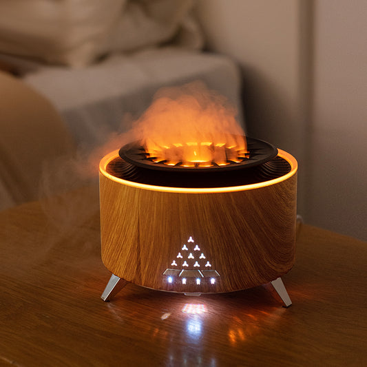 Fire & Ice Diffuser-Home & Decor-Transform your space with the Volcano Flame Humidifier—top-selling, stylish, and powerful, it brings the soothing ambiance of fire to your aromatherapy experience.-okidokibro