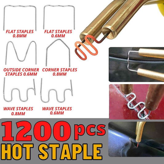 Hot Staples Plastic Welding consumables 1200 pc 