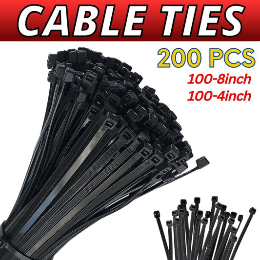 200PCS Cable Zip Ties