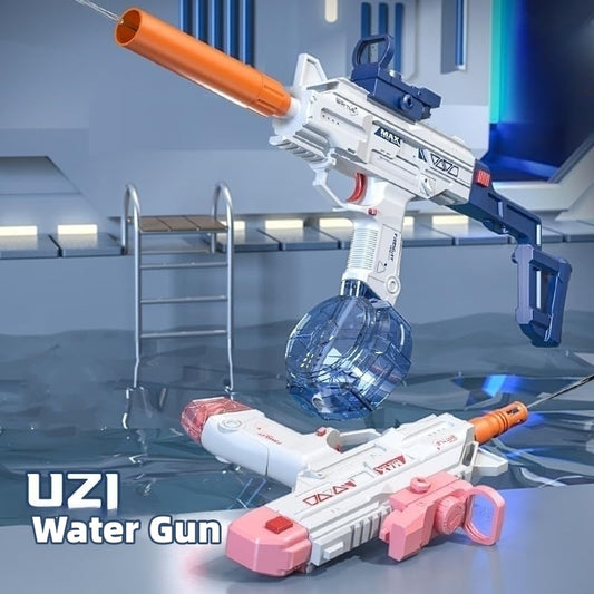 Children Automatic UZI Gun. 2 guns next to each other 