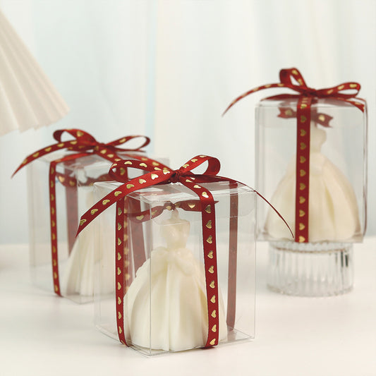 Handmade Scented Candles Creative Gift Box-Holiday Gifts-Enhance your ambiance with Handmade Scented Candles in a Creative Gift Box. Featuring a stylish ribbon, these candles are a fashionable addition to your space.-okidokibro