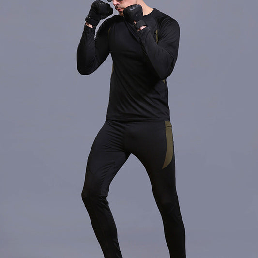 Men's Sports Thermal Underwear Suit-accessories for sports-Maximize your sports performance with our Men's Sports Workout Clothes Thermal Underwear Suit. Breathable, ultra-light, and moisture-wicking for various activities.-okidokibro