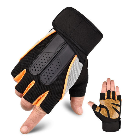 Half-Finger Gloves-accessories for sports-Enjoy sun protection in style with SunGuard Half-Finger Gloves. Available for adults in various sizes and trendy colors.-okidokibro