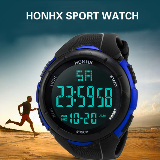 HONHX Men's Electronic Sport Watch-Jewelry & Watches-Upgrade your sporty style with the HONHX Men's Electronic Sport Watch. Large screen, waterproof, and available in various colors. Stay active in style-okidokibro