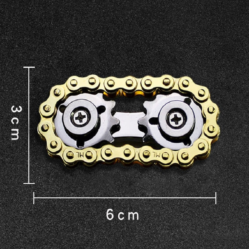 Fidget Toys Bike Chain-Keychain-okidokibro