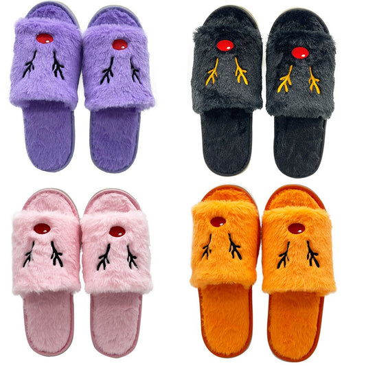 Festive Women's Christmas Slippers-Type_Holiday Gift-Get cozy and festive with our Women's Christmas Slippers Plush Shoes. Made of soft, nonslip fabric, they're perfect for holiday lounging. Order yours now!-okidokibro